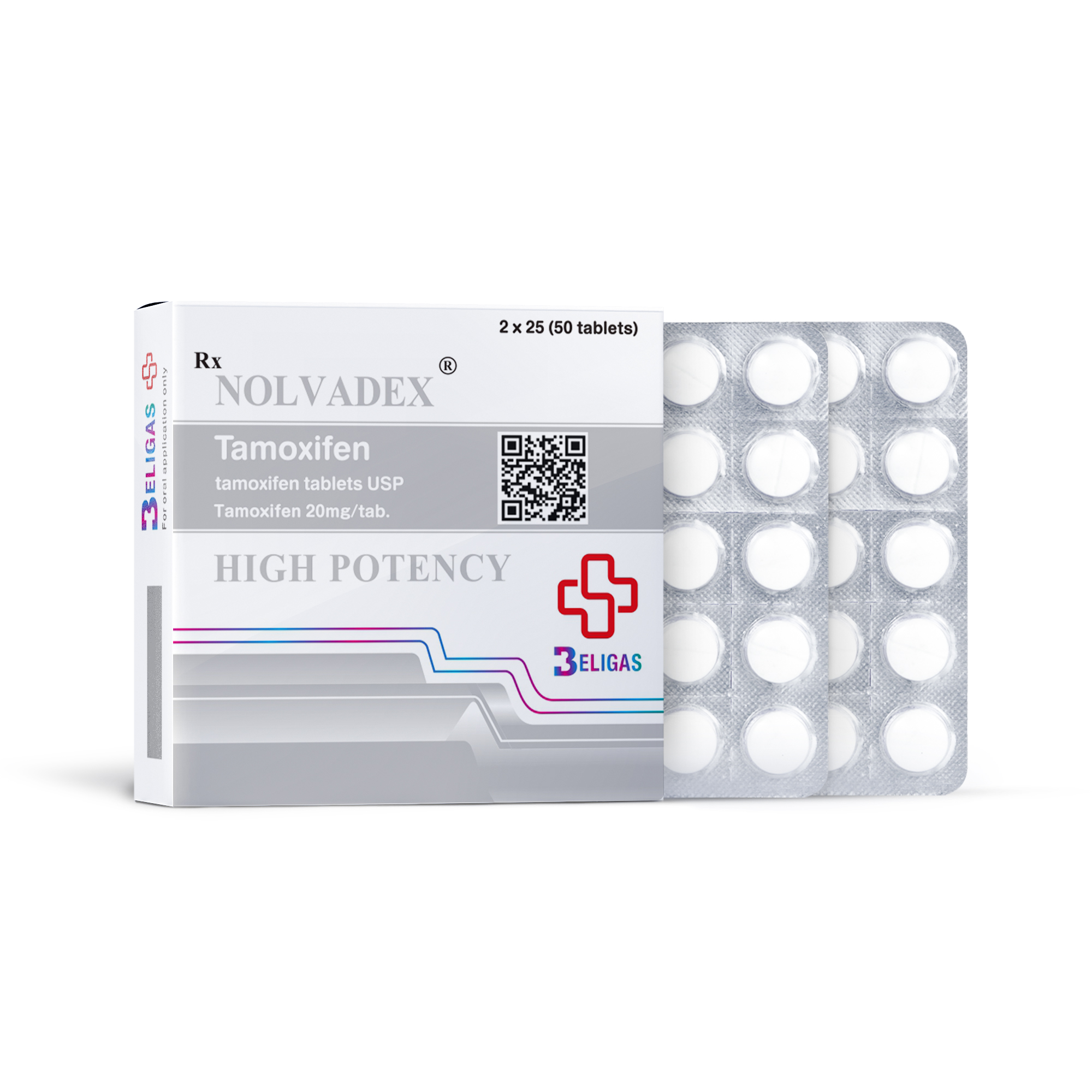 Nolvadex® 20mg/50tabs <p class="fgs">Tamoxifen 20mg</p>