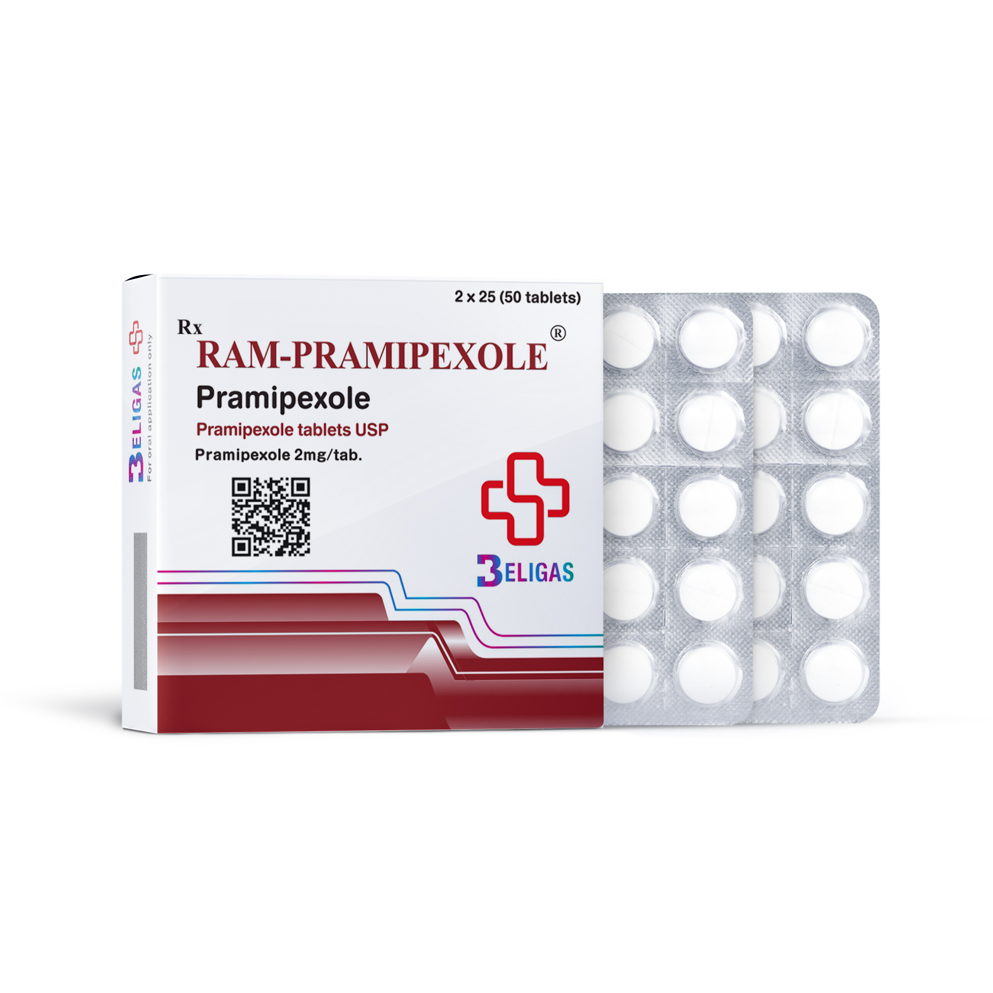 Ram – Pramipexole®<p class="fgs"> Pramipexole 2mg</p>