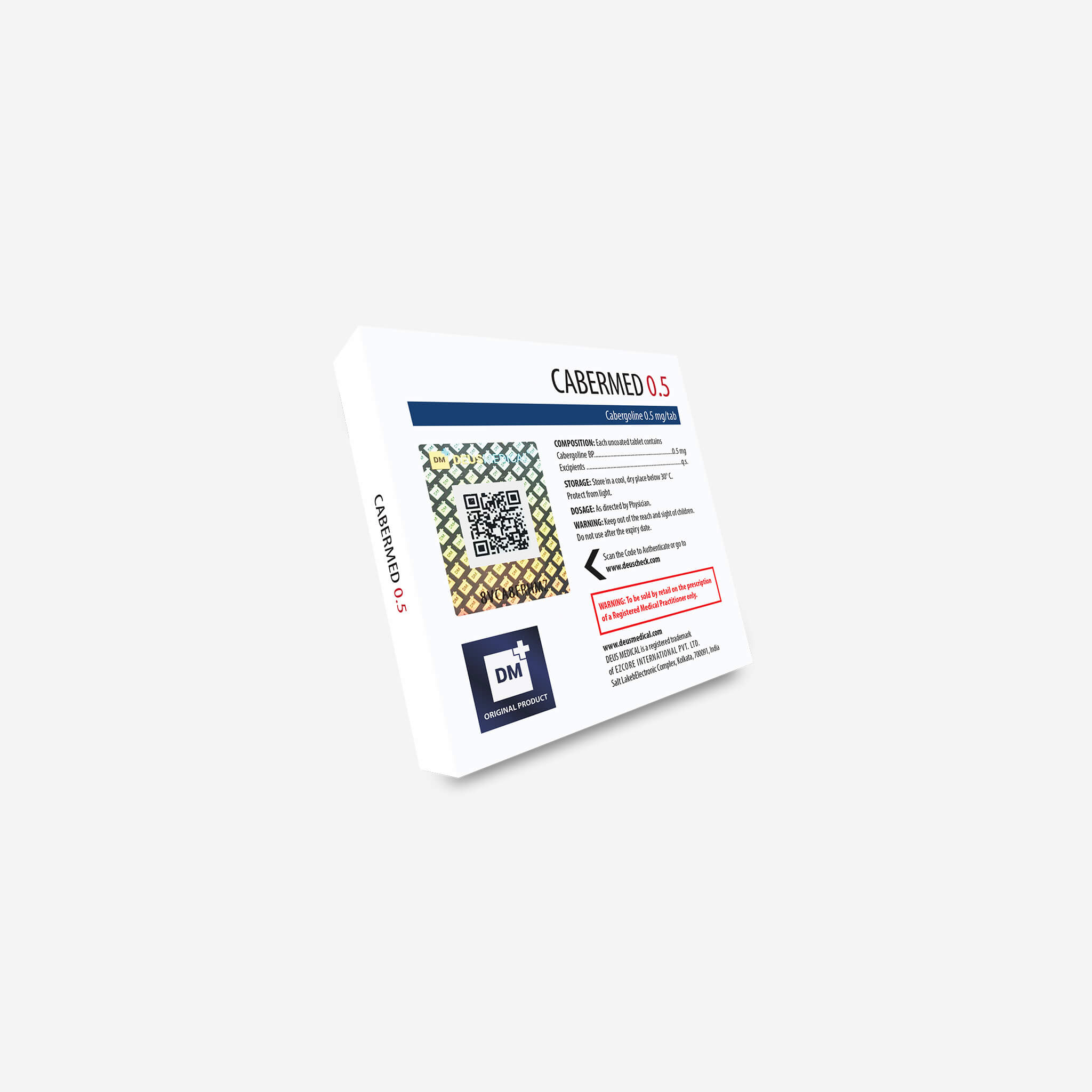 Cabermed 0.5mg – Cabergoline – Deus Medical - Image 3